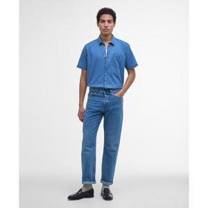Barbour Pigment Dye Slub Short-Sleeved Shirt